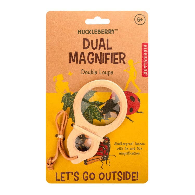 Huckleberry Dual Magnifier-Science & Discovery-Kikkerland-Yellow Springs Toy Company