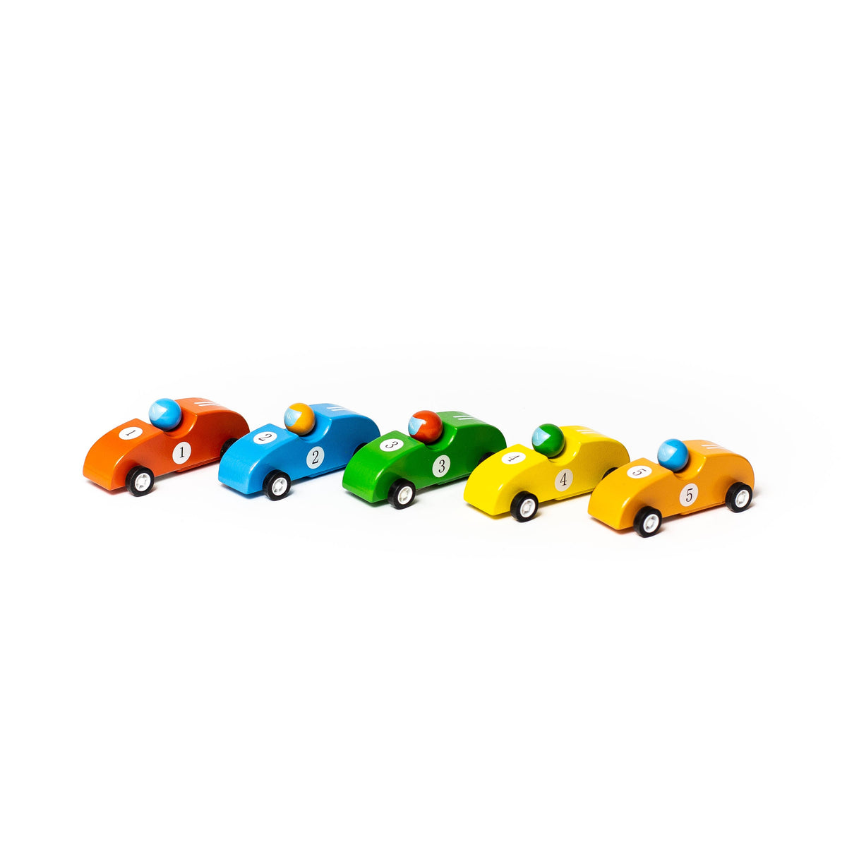 Pull Back Race Cars-Vehicles &amp; Transportation-Yellow Springs Toy Company