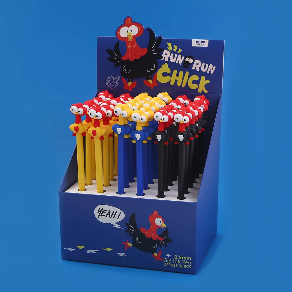 RUN-RUN CHICKEN GEL PEN-BCmini-Yellow Springs Toy Company