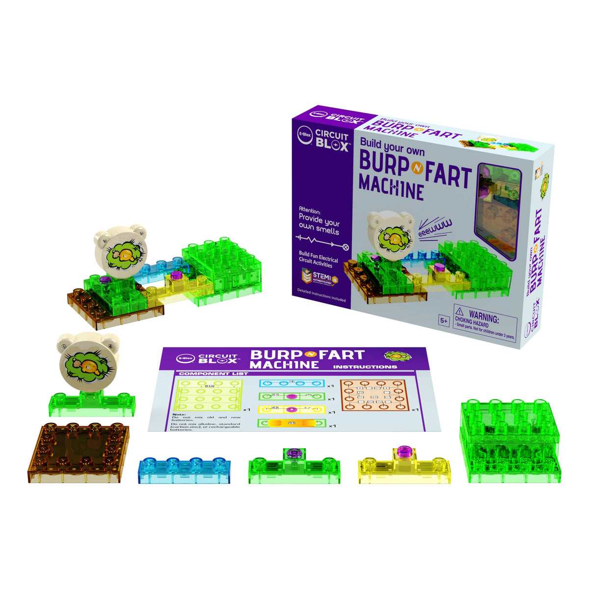 Build Your Own Burp n Fart Machine-Building &amp; Construction-E-Blox-Yellow Springs Toy Company