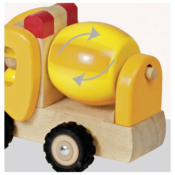 Construction Truck - Cement Mixer-Goki America-Yellow Springs Toy Company