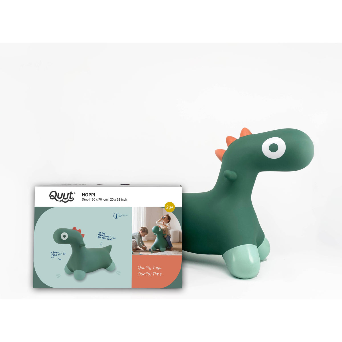 Quut Hoppi - A bouncy friend just for you! : Garden Green-Quut Toys-Yellow Springs Toy Company