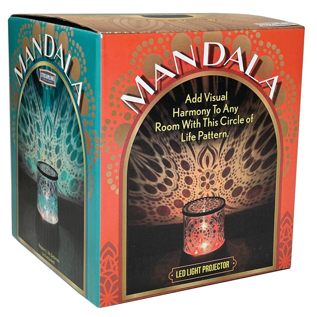 Mandala LED Projection Light-Streamline-Yellow Springs Toy Company