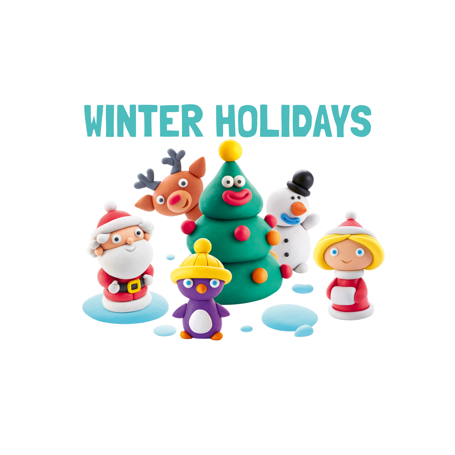 Hey Clay Winter Holidays Set - NEW-Fat Brain Toy Co.-Yellow Springs Toy Company