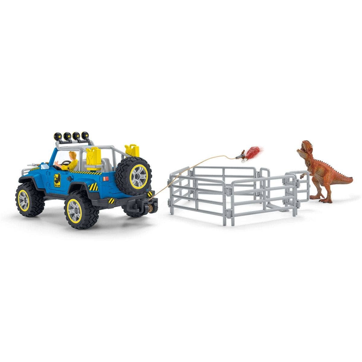 Off-Road Vehicle With Dino Outpost Dinosaur Playset-Schleich-Yellow Springs Toy Company