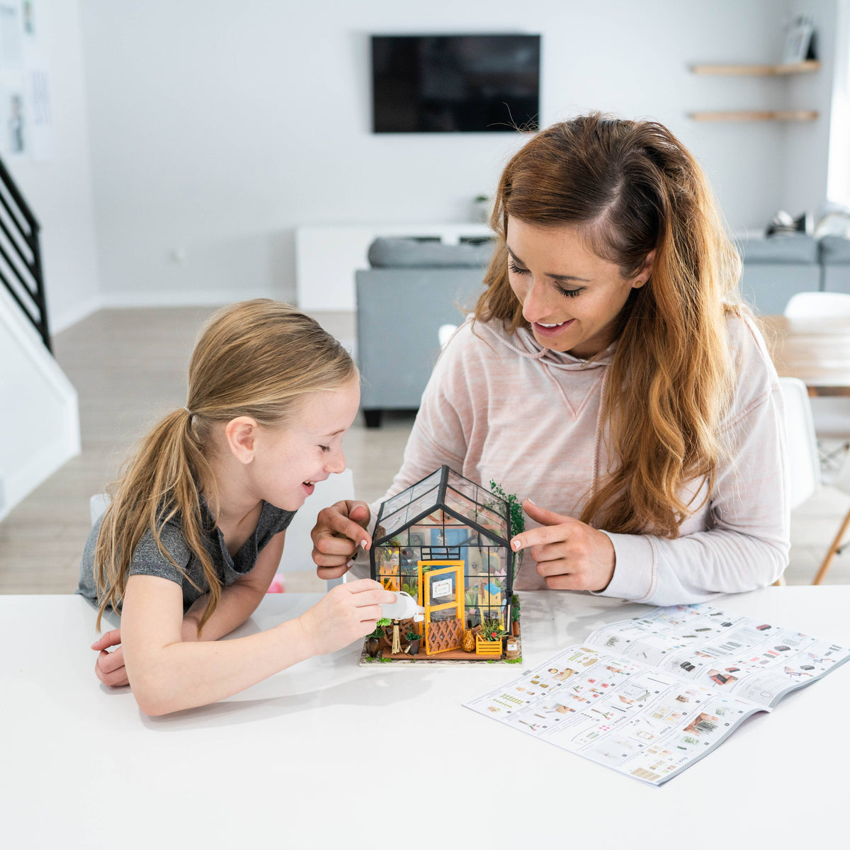 DIY Miniature House Kit: Cathy&#39;s Flower House-Hands Craft-Yellow Springs Toy Company