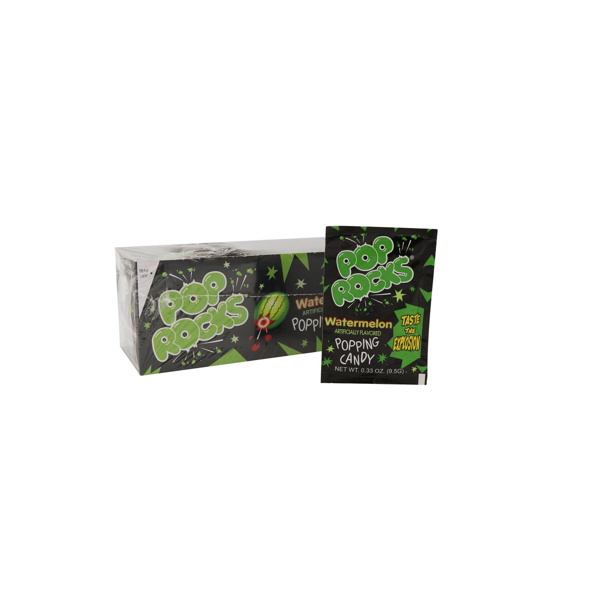 Pop Rocks, Watermelon, 0.33oz, 24Ct Case-Grandpa Joe&#39;s Candy Shop-Yellow Springs Toy Company