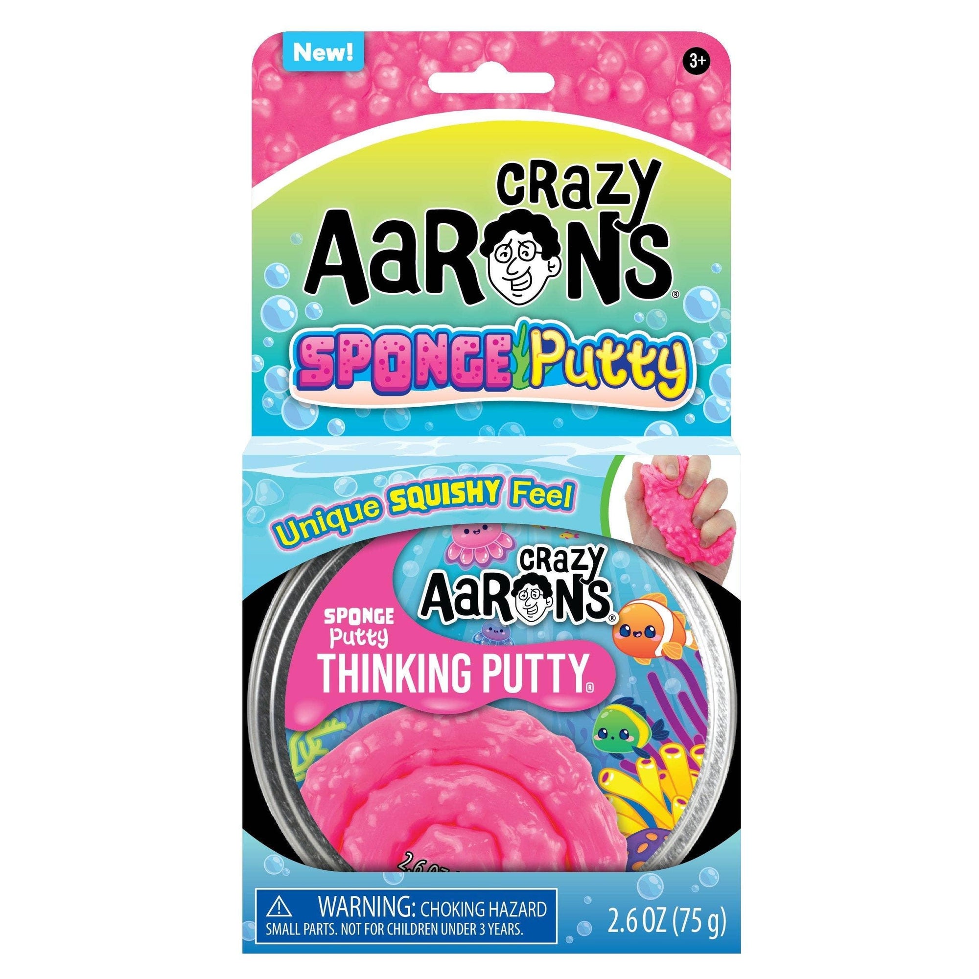 Sponge Putty - Full Size 4" Thinking Putty Tin-Crazy Aaron's-Yellow Springs Toy Company