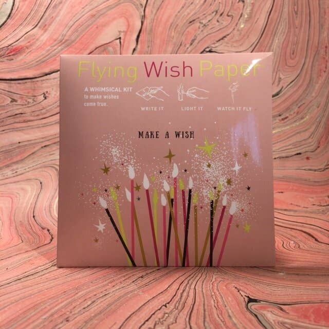 MAKE A WISH BIRTHDAY / Mini kit with 15 Wishes + accessories-FLYING WISH PAPER-Yellow Springs Toy Company