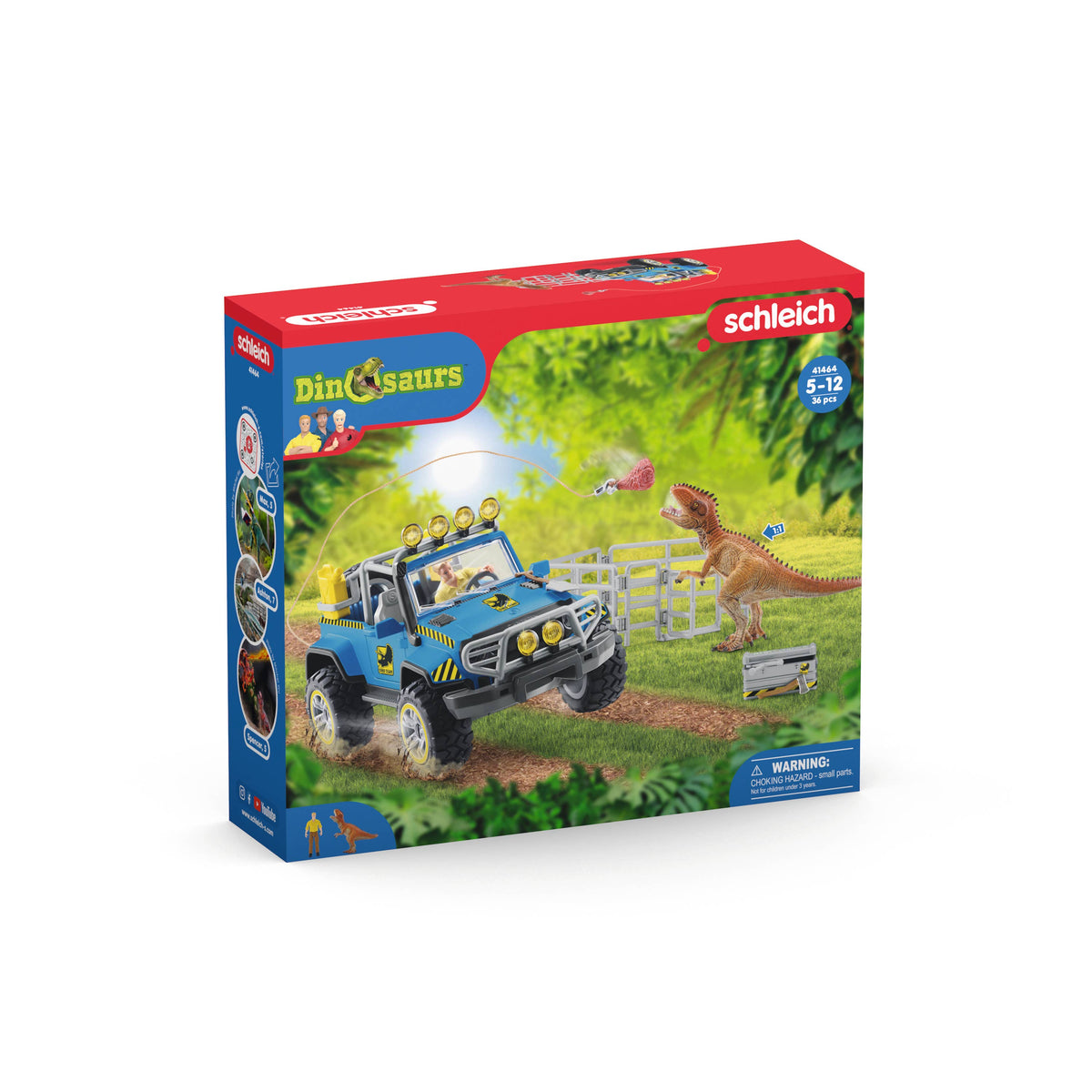 Off-Road Vehicle With Dino Outpost Dinosaur Playset-Schleich-Yellow Springs Toy Company