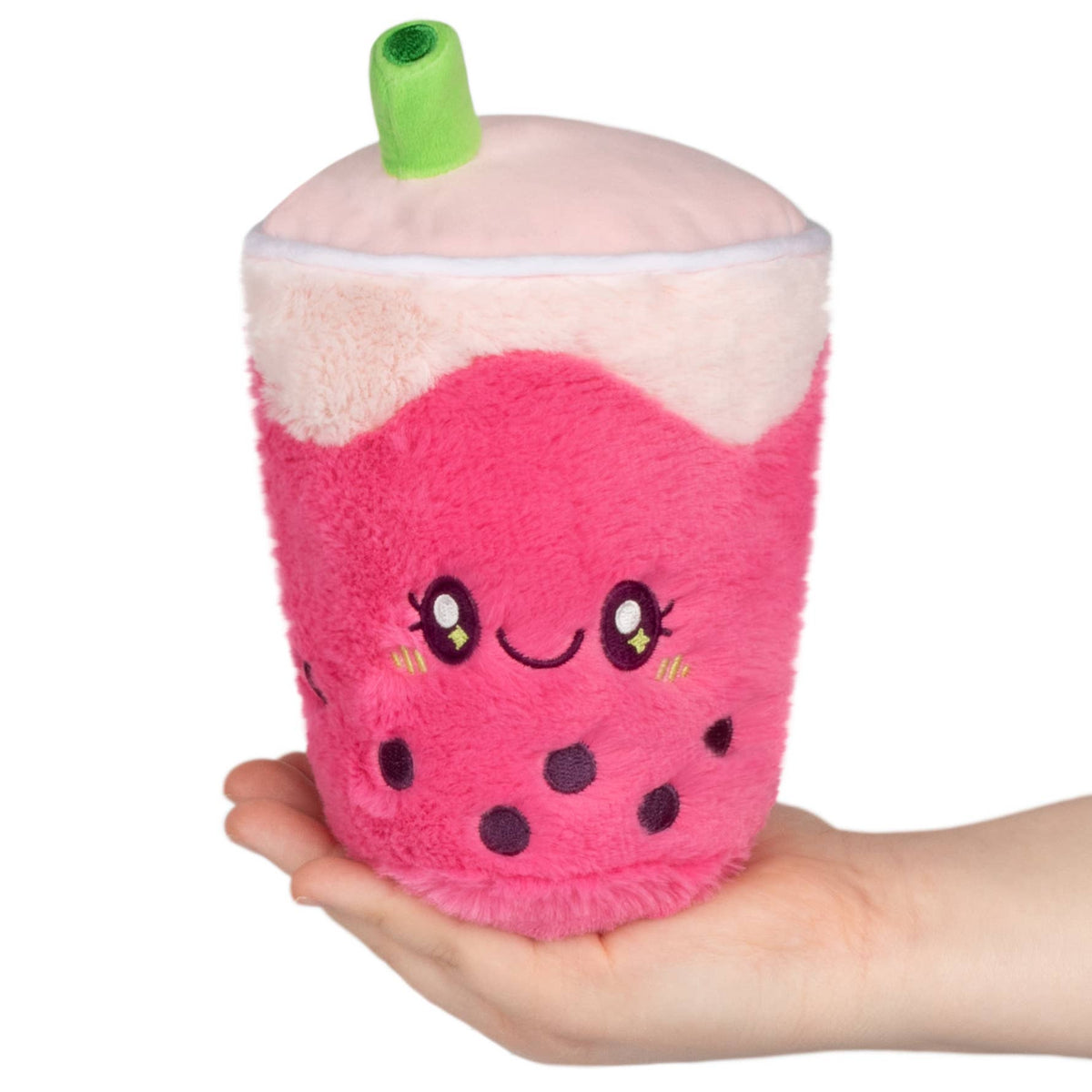 Snacker Strawberry Bubble Tea-Squishable-Yellow Springs Toy Company