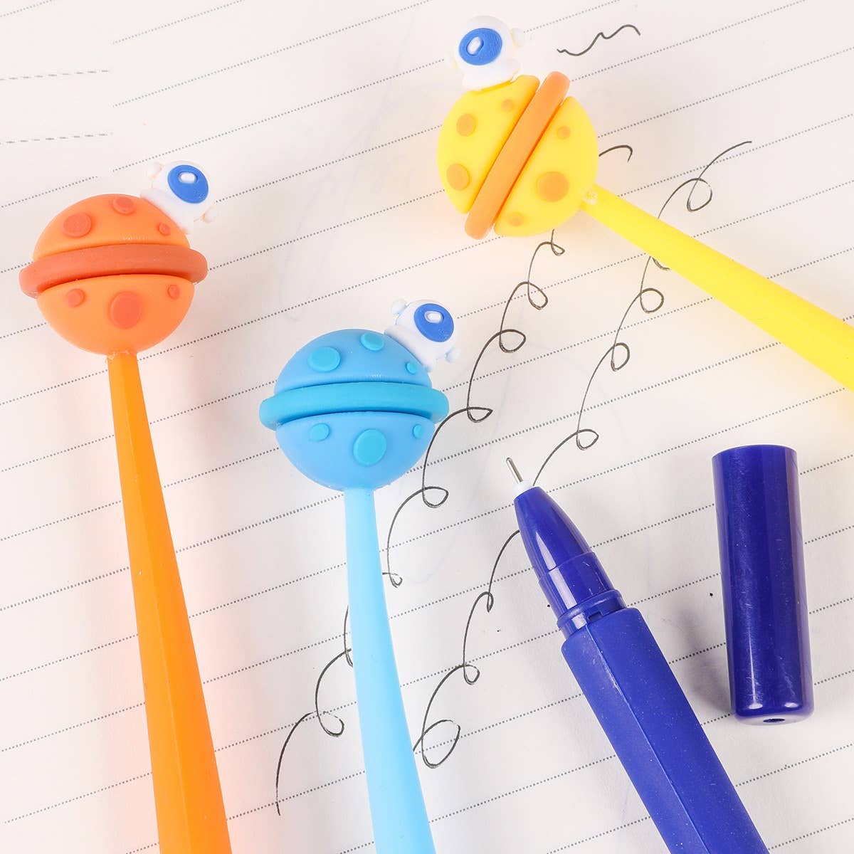 Gel Pen - Spacemen-Stationery-BCMini-Yellow Springs Toy Company