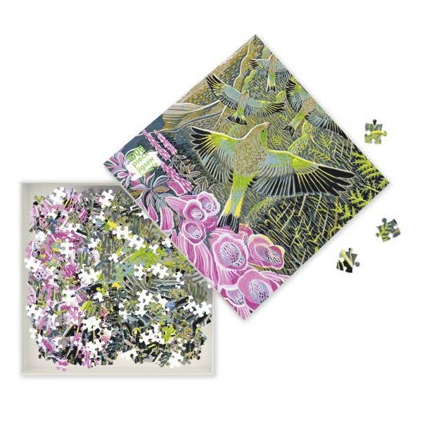 Annie Soudain: Foxgloves And Finches Jigsaw Puzzle - 1000 Pieces-Puzzles-Texas Bookman-Yellow Springs Toy Company