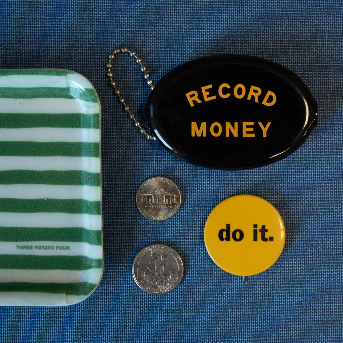 Coin Pouch - Record Money-Three Potato Four-Yellow Springs Toy Company