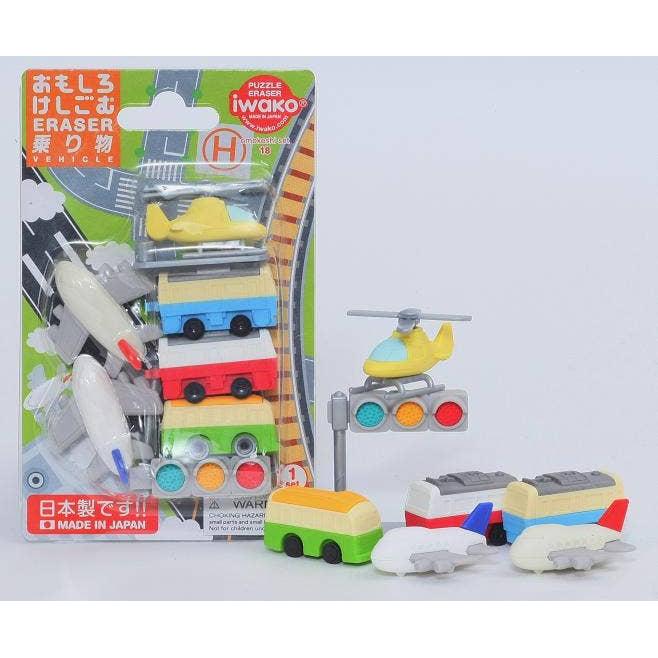 Puzzle Eraser Card Set - Iwako Motor-Puzzles-BCmini-Yellow Springs Toy Company