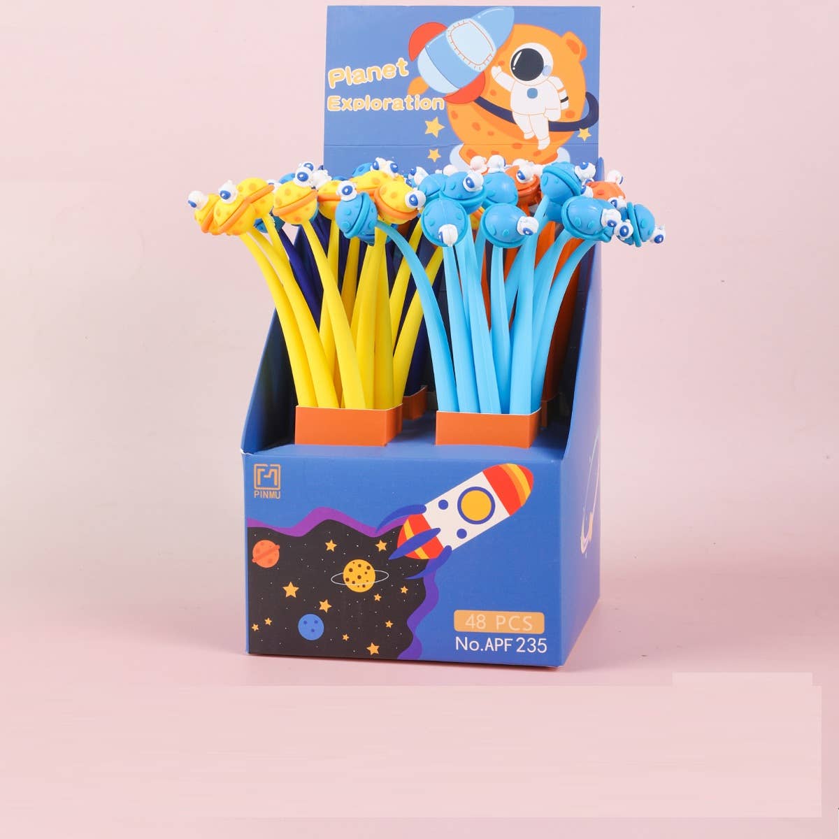 Gel Pen - Spacemen-Stationery-BCMini-Yellow Springs Toy Company