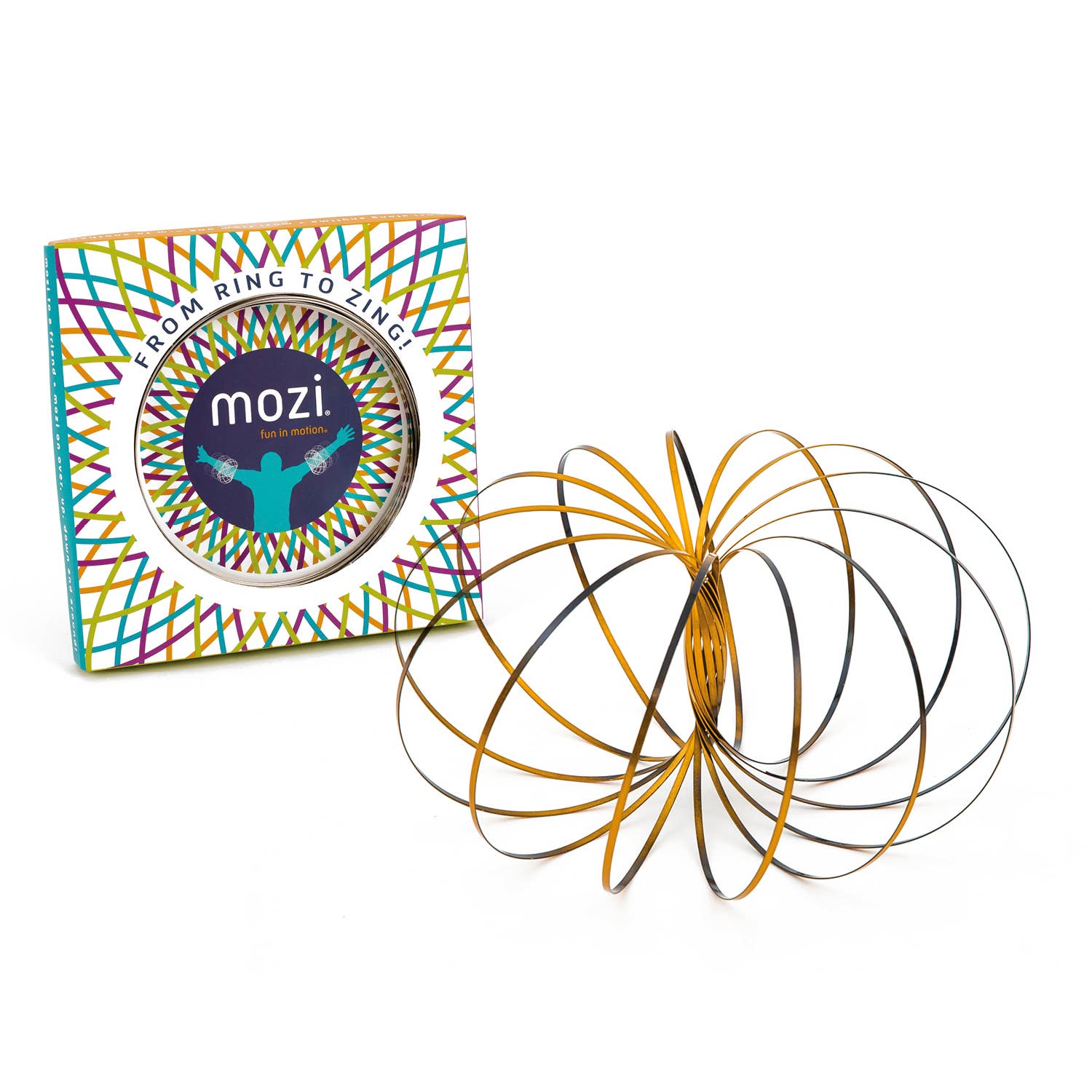 Mozi & Glozi - Flow Toy - Black & Gold-Fun In Motion Toys-Yellow Springs Toy Company