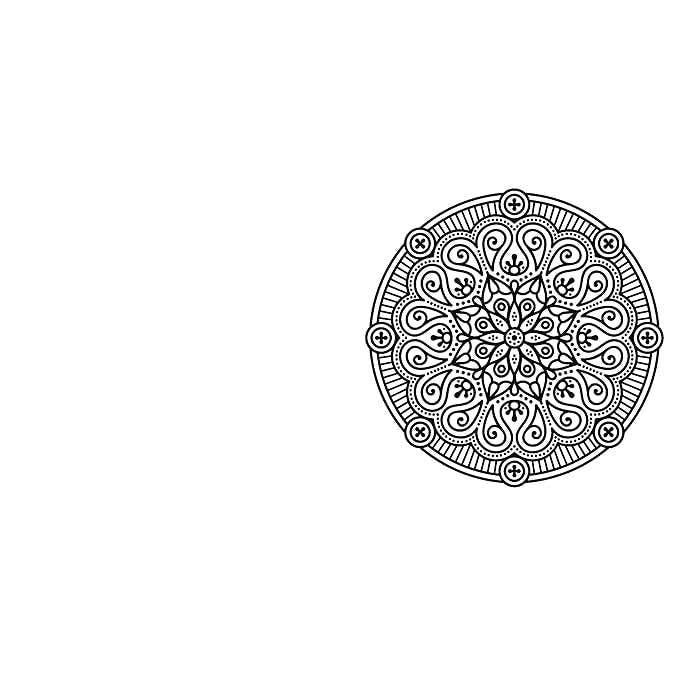 Mandala Colouring Book (Sirius Creative Coloring)-Arts & Humanities-Texas Bookman-Yellow Springs Toy Company