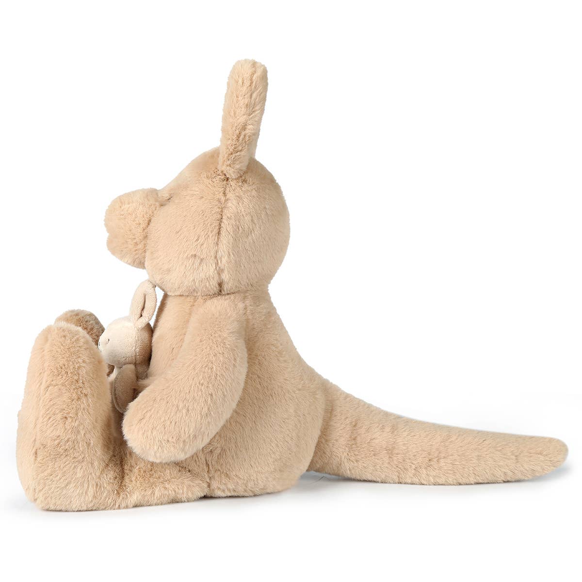 Kip Kangaroo & Baby Joey – Soft Toy (Vegan Angora) 17" / 43c-OB-Yellow Springs Toy Company
