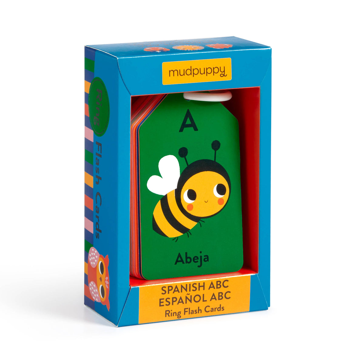 Spanish-English ABC Ring Flash Cards-Chronicle Books-Yellow Springs Toy Company