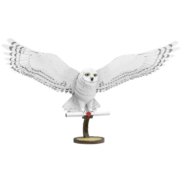 Hedwig Premium Series Harry Potter Metal Earth 3D model kit-Metal Earth-Yellow Springs Toy Company