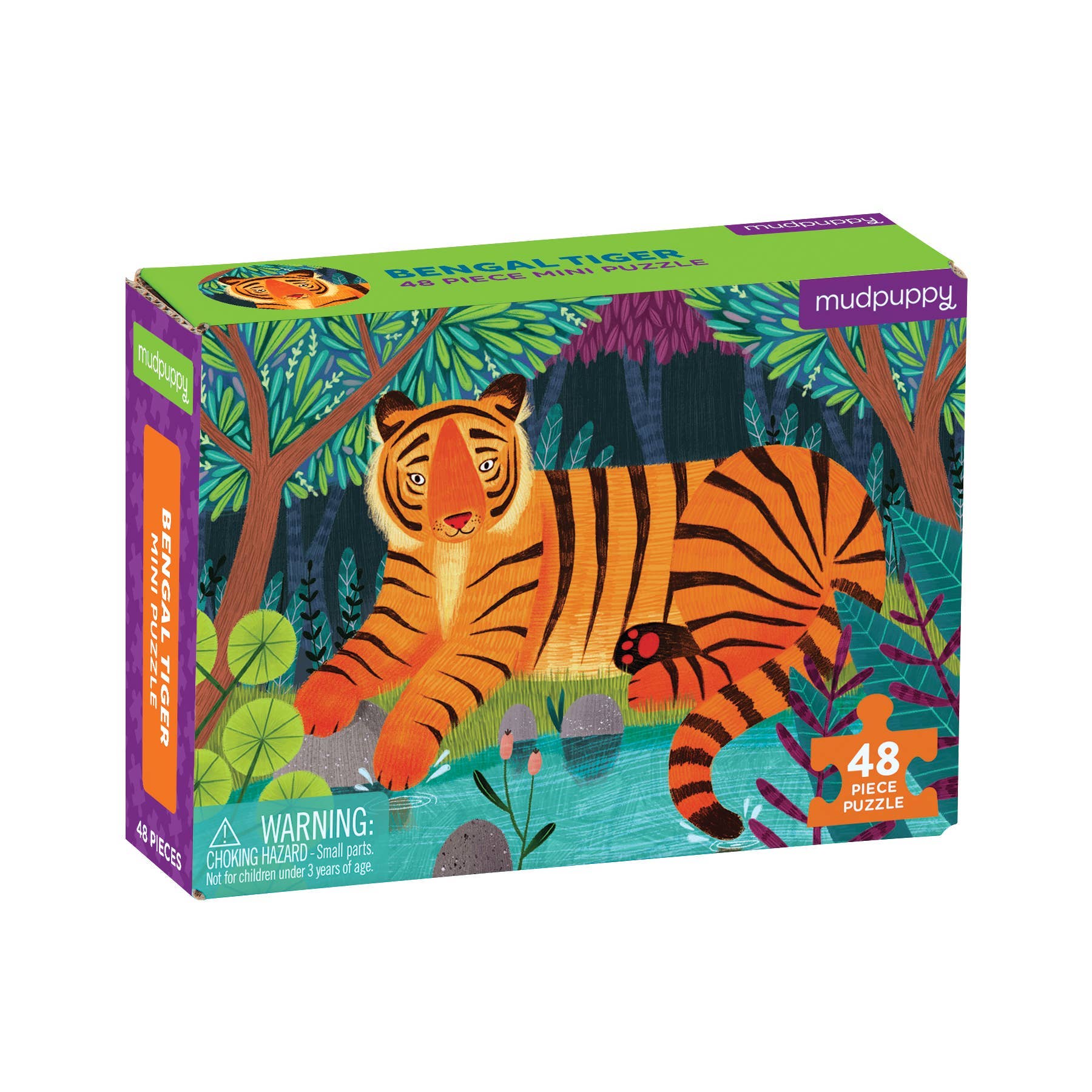 Bengal Tiger Mini Puzzle-Chronicle Books-Yellow Springs Toy Company