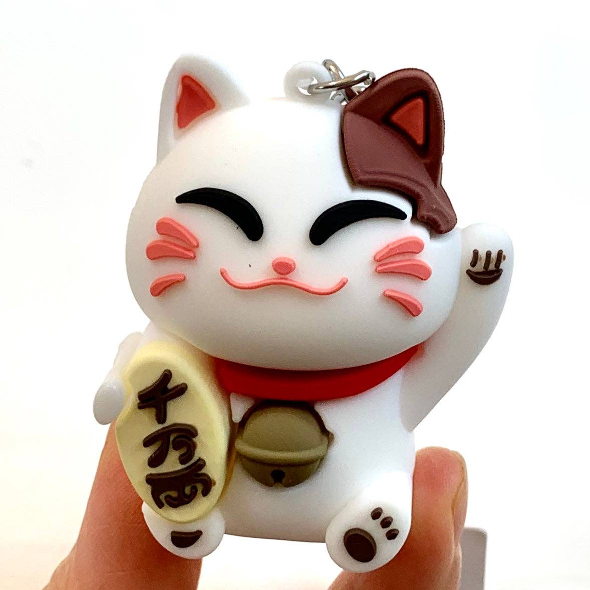 Key Charm - Maneki Lucky Cat-BCmini-Yellow Springs Toy Company