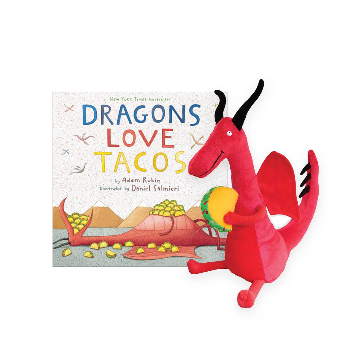 Dragons Love Tacos Plush with hardcover book-Stuffed & Plush-MerryMakers-Yellow Springs Toy Company