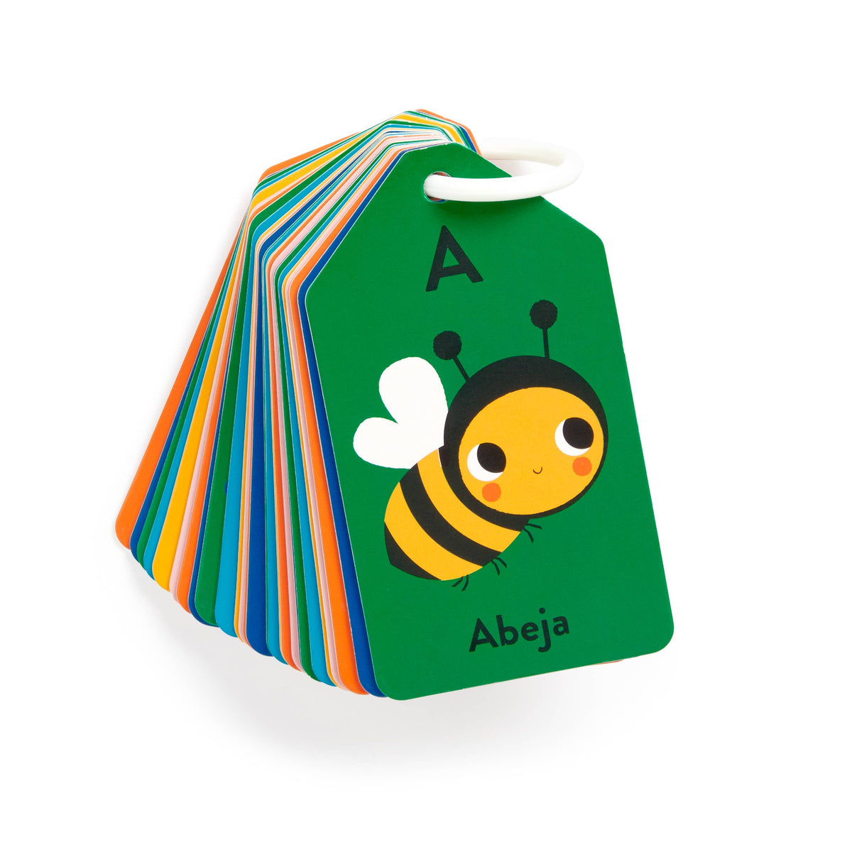 Spanish-English ABC Ring Flash Cards-Chronicle Books-Yellow Springs Toy Company