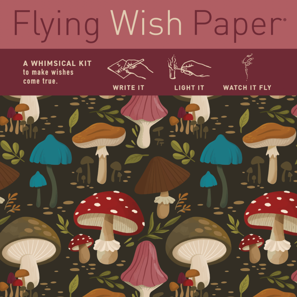 MUSHROOMS / Fall / Mini kit: 15 Wishes + Accessories-FLYING WISH PAPER-Yellow Springs Toy Company