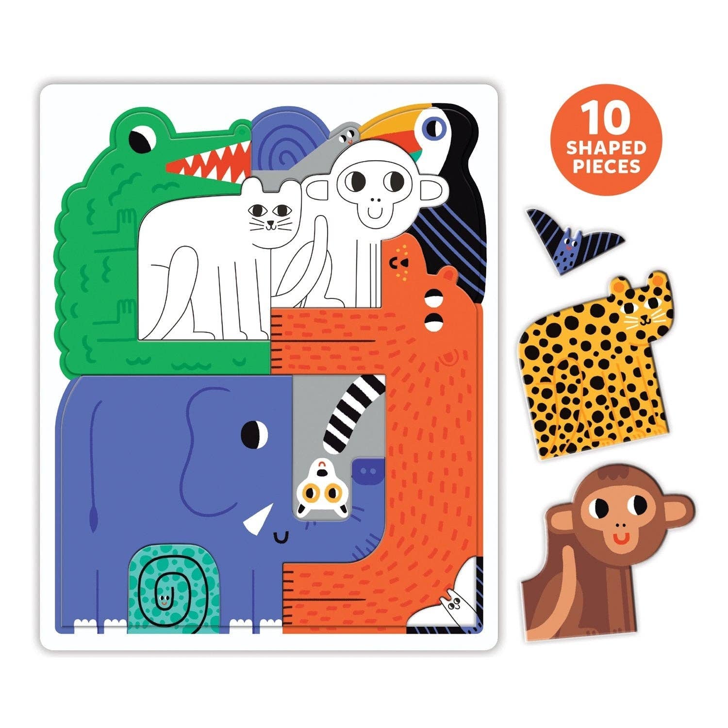 Jungle We Go Together Puzzle-Texas Bookman-Yellow Springs Toy Company