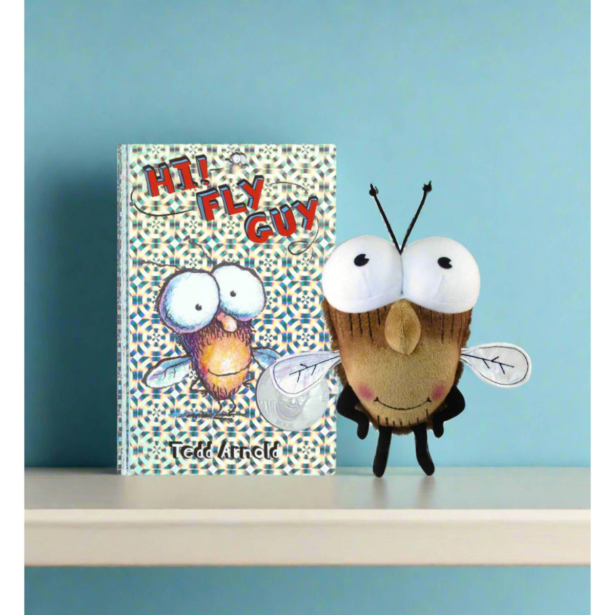 Fly Guy Plush with hardcover book-Stuffed & Plush-MerryMakers-Yellow Springs Toy Company