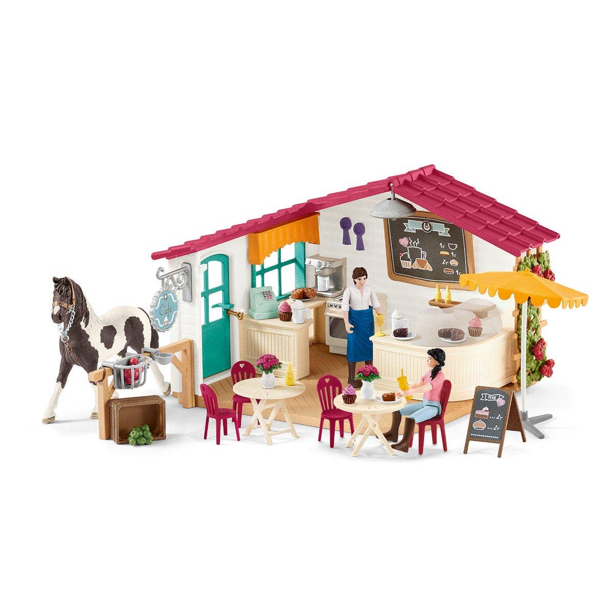 Rider cafe-Schleich-Yellow Springs Toy Company