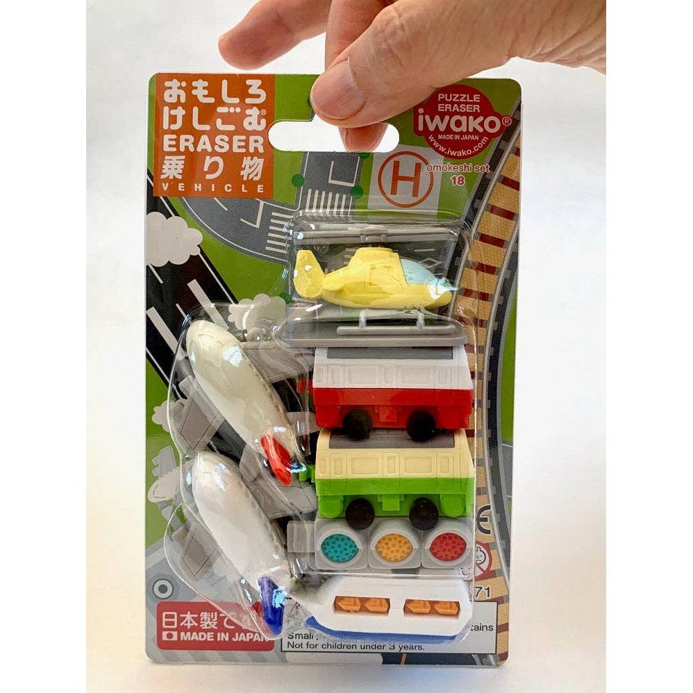Puzzle Eraser Card Set - Iwako Motor-Puzzles-BCmini-Yellow Springs Toy Company