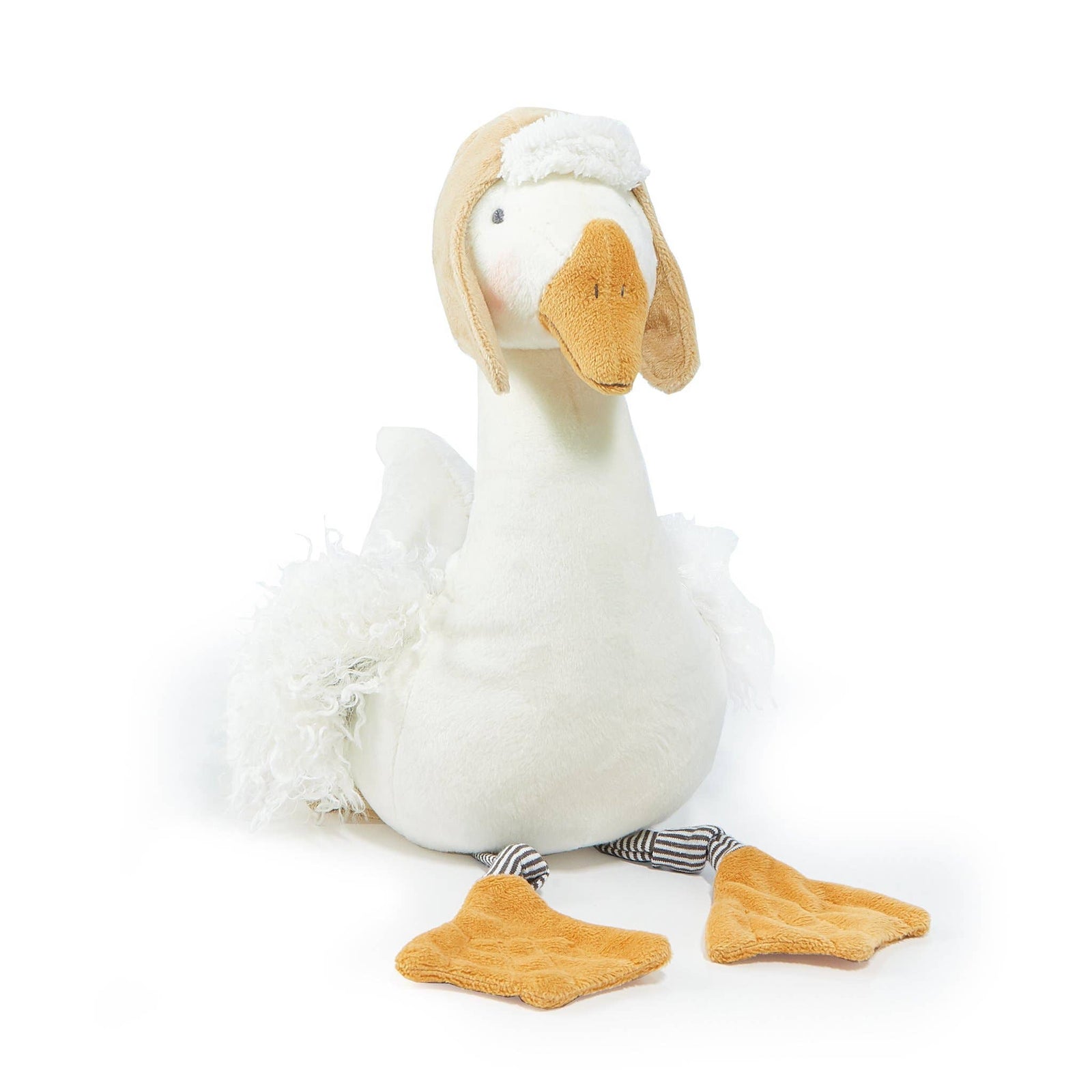 Avery the Aviator Snow Goose-Bunnies By the Bay-Yellow Springs Toy Company