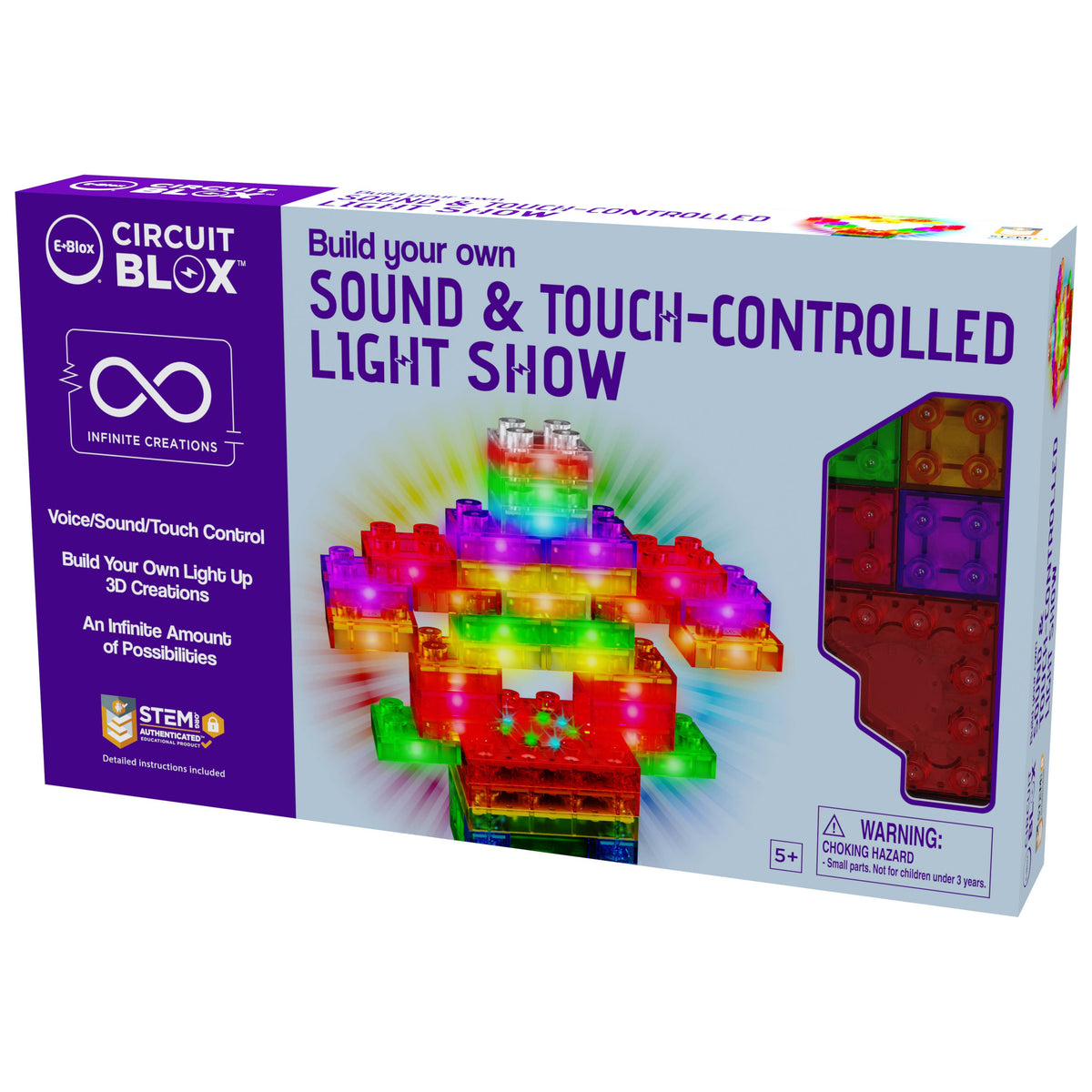 E-Blox Touch and Sound Controlled Light Show-Building &amp; Construction-E-Blox-Yellow Springs Toy Company