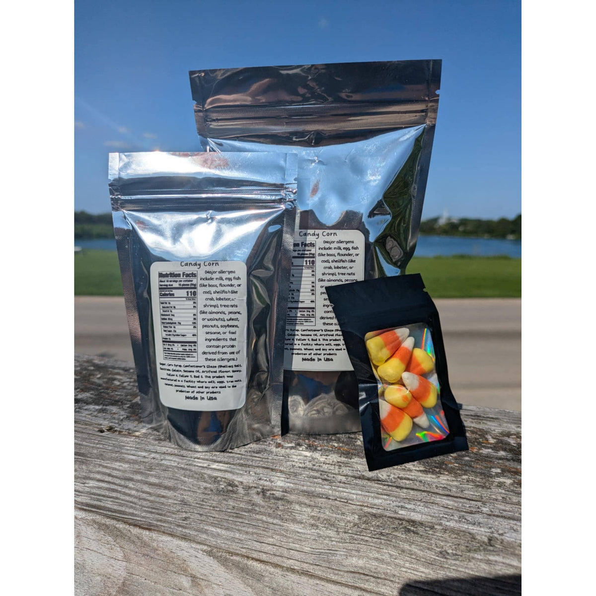 Candy Corn - freeze dried Candy : Small 2 oz-Crazilyhumbledesigns-Yellow Springs Toy Company