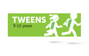 Age infographic: Tweens 9 to 12 years