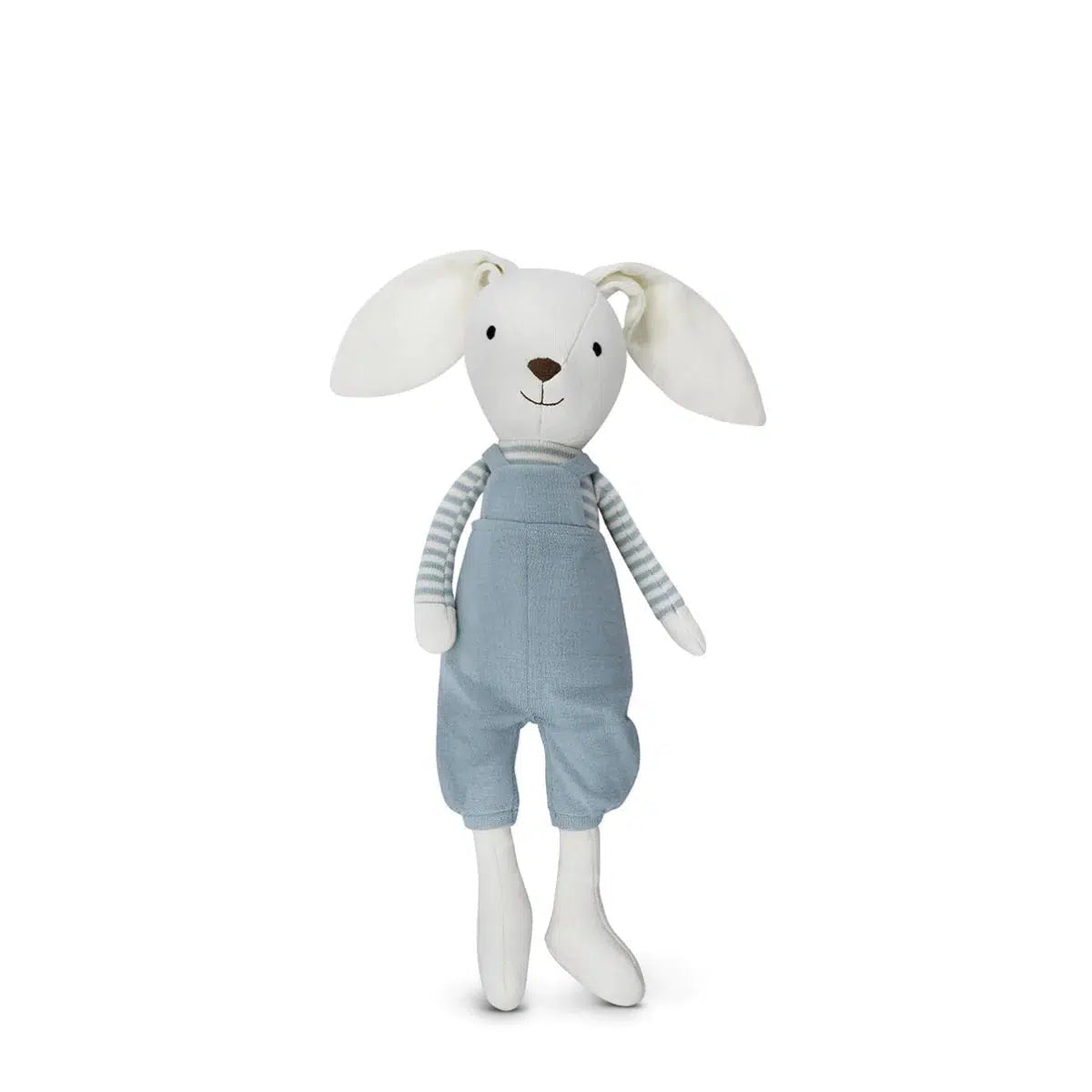 Front view of Knit Bunny Plush-Finn standing.