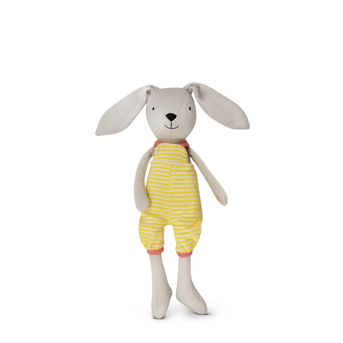 Front view of Knit Bunny Plush-Benny standing.
