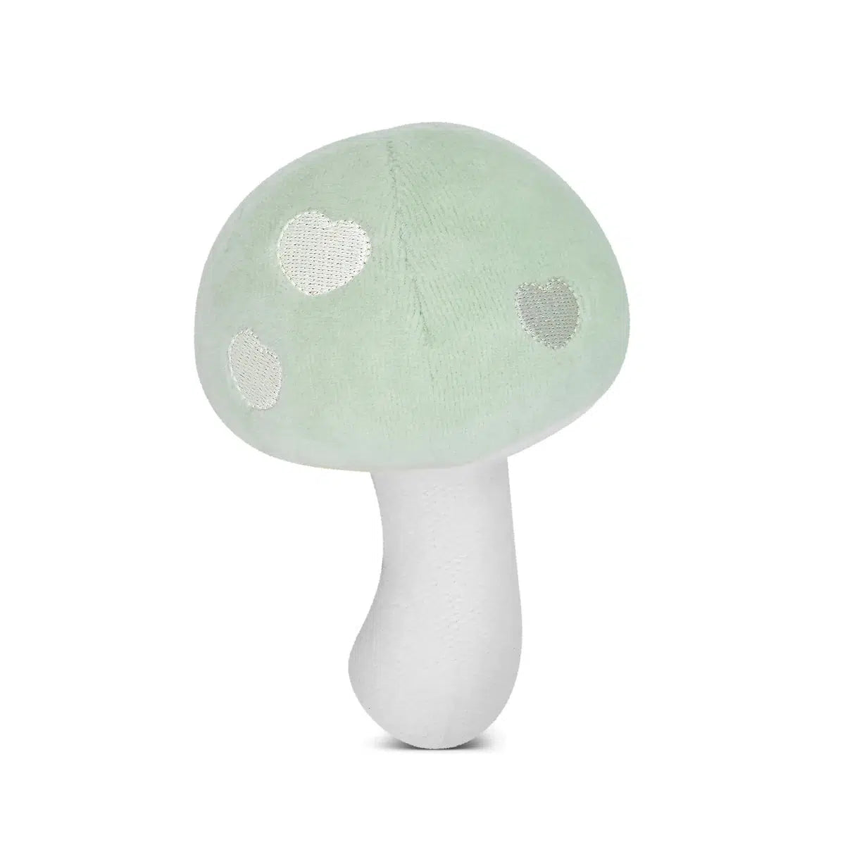 Front view of Mushroom Rattle-Mint.