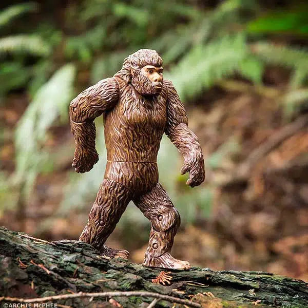 Front view of the Action Figure-Bigfoot both in and out of the box.