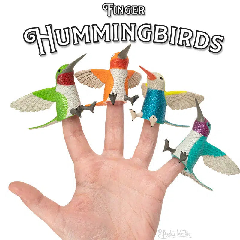 Finger Puppet - Finger Hummingbird-Novelty-Archie McPhee Wholesale-Yellow Springs Toy Company