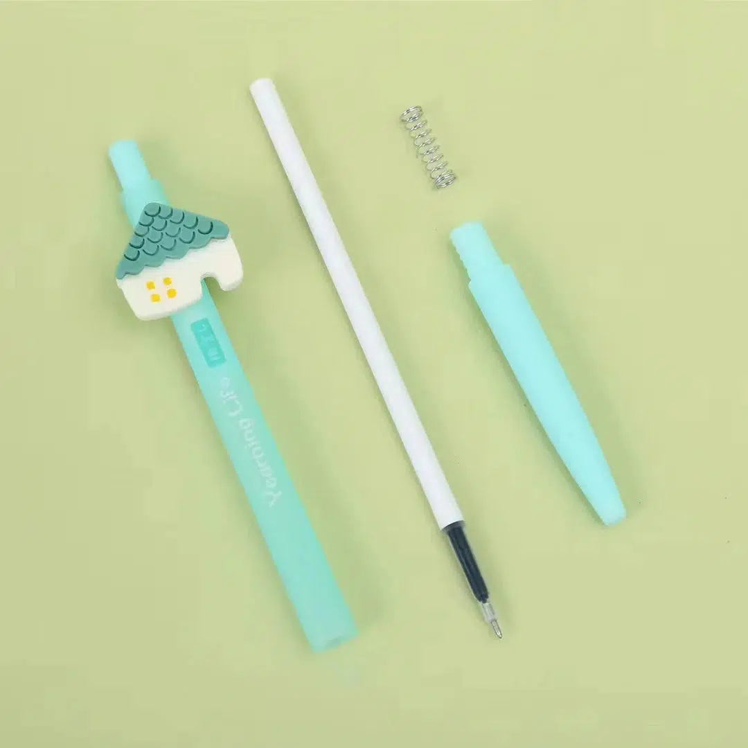 Gel Pen -Retractable Forest Cabin-Stationery-BCMini-Yellow Springs Toy Company