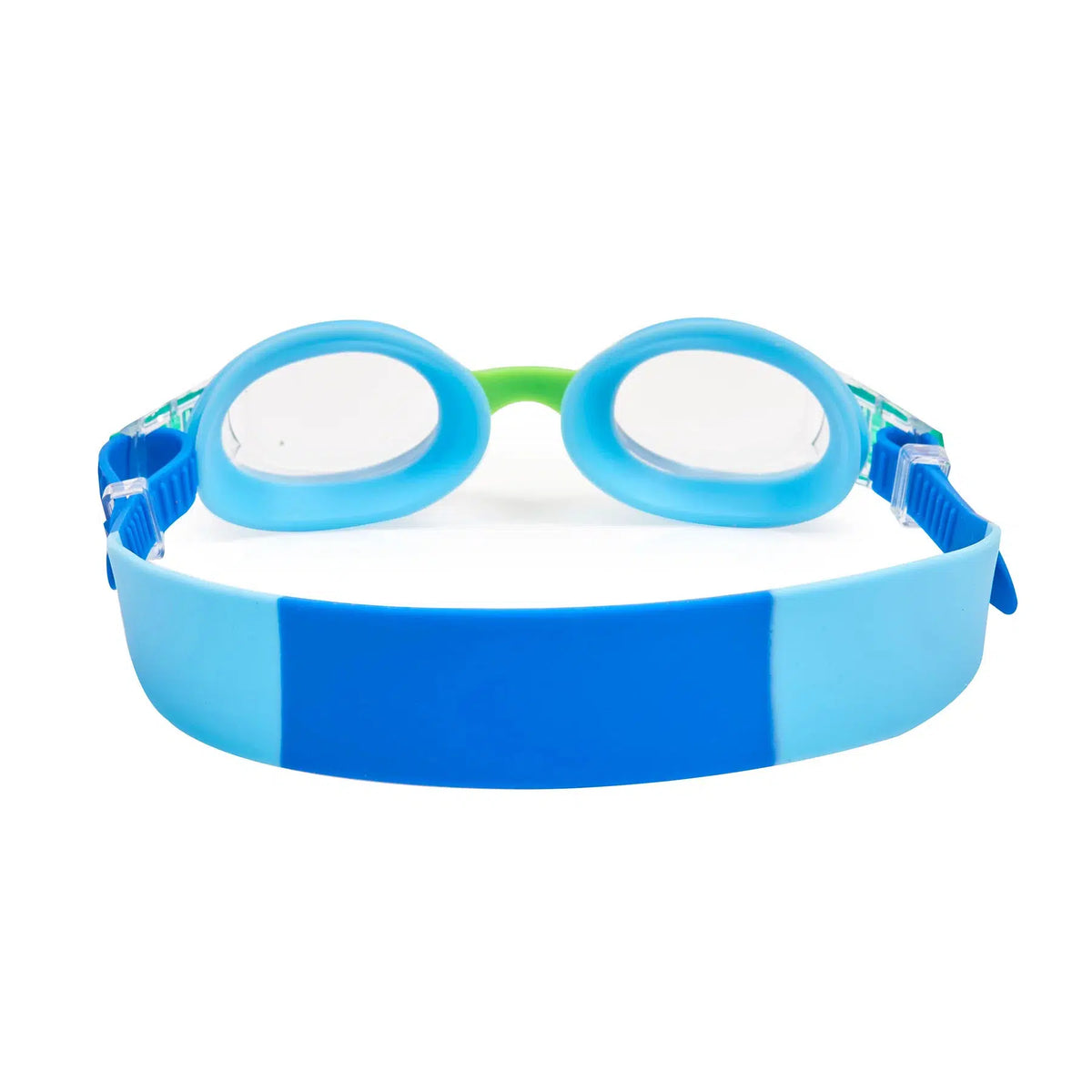 Rear view of Boy Itsy-Toddler Swim Goggle-Water Blue.