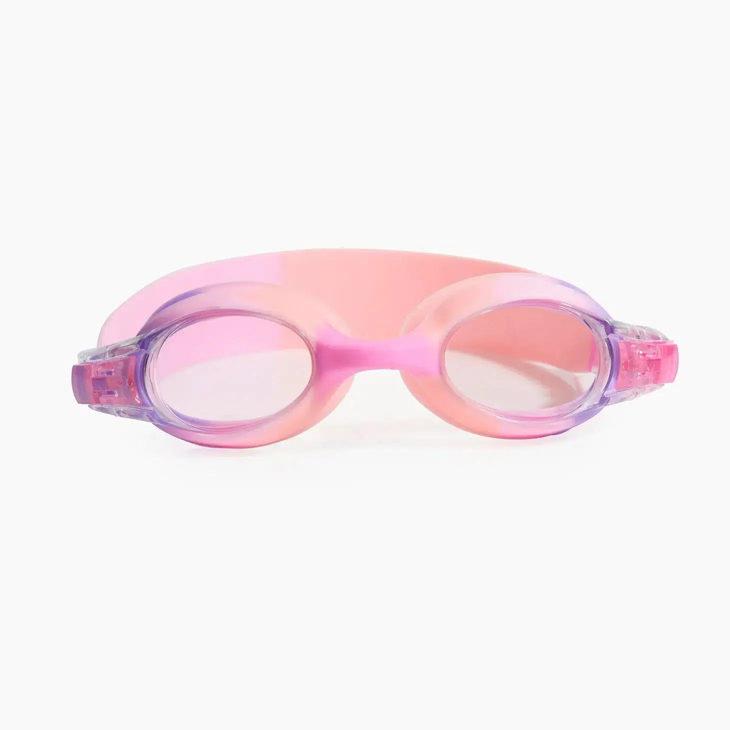 Front view of Girl Itsy-Toddler Swim Goggle-Butternut Berry.