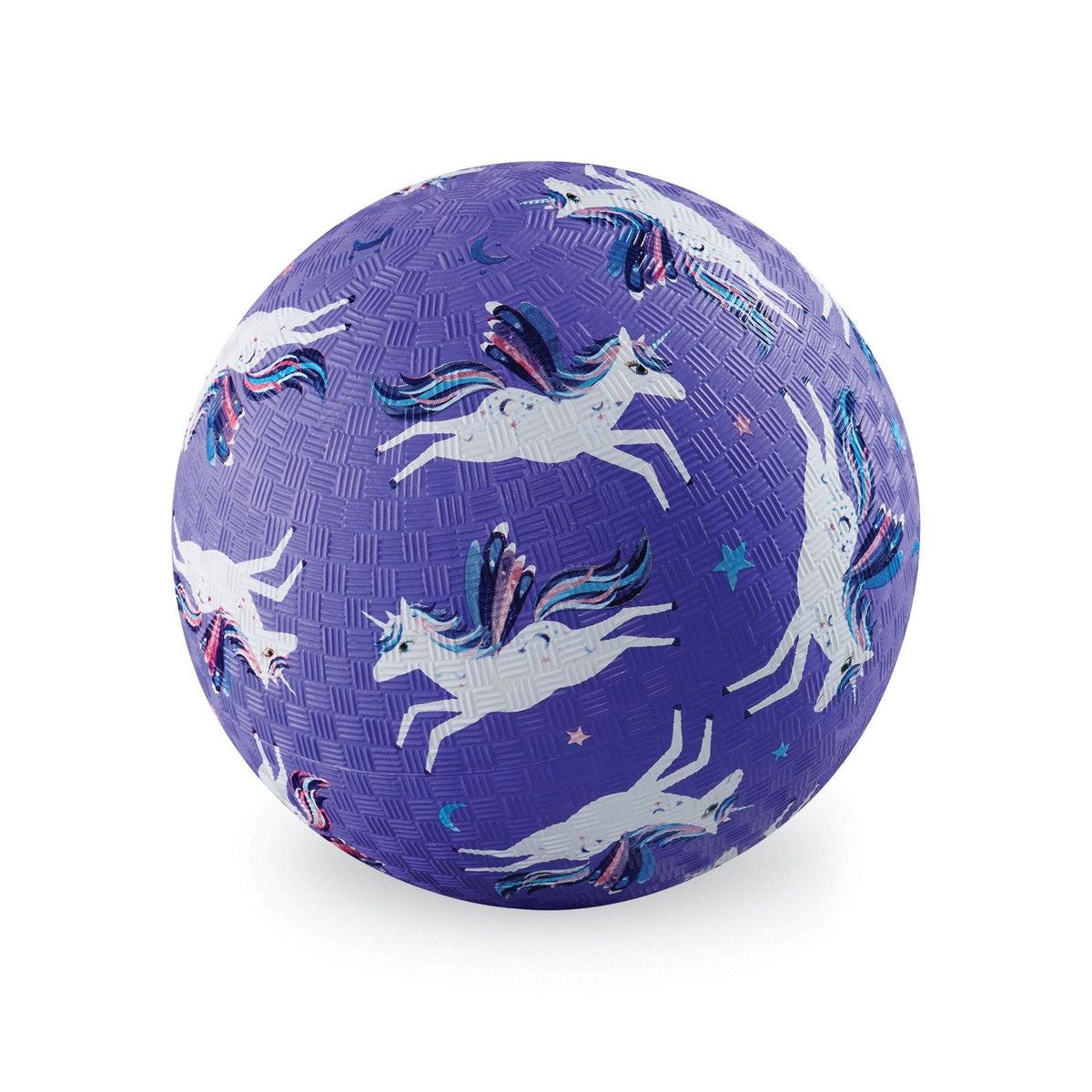 7-inch Playground Ball - Purple Unicorn-Active &amp; Sports-Crocodile Creek-Yellow Springs Toy Company