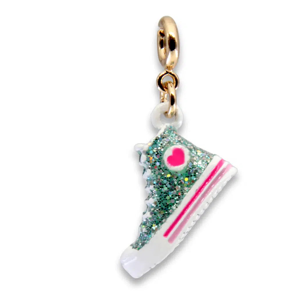Charm It - Gold Glitter High Top Sneaker Charm-Jewelry &amp; Accessories-Charm It!-Yellow Springs Toy Company