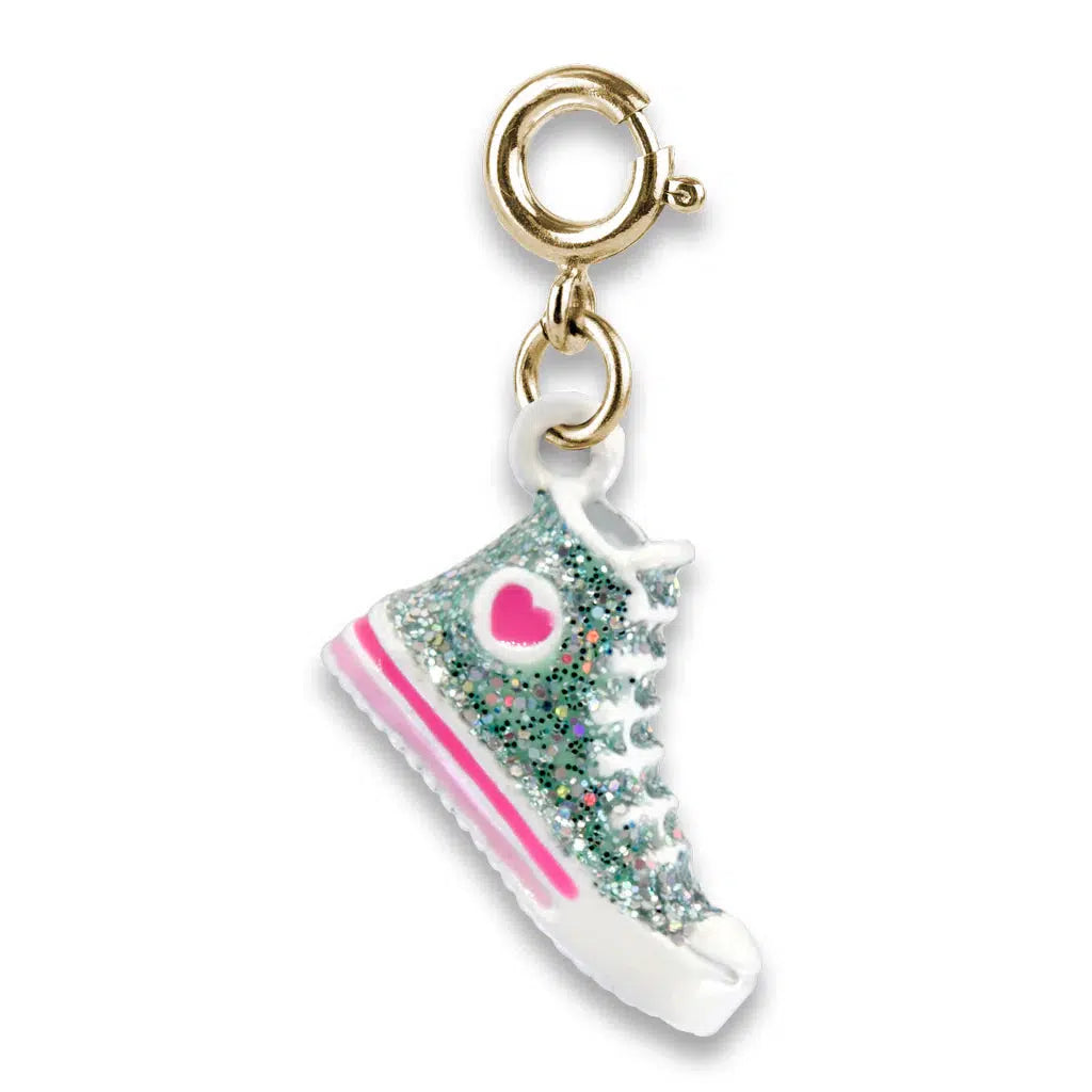 Charm It - Gold Glitter High Top Sneaker Charm-Jewelry & Accessories-Charm It!-Yellow Springs Toy Company