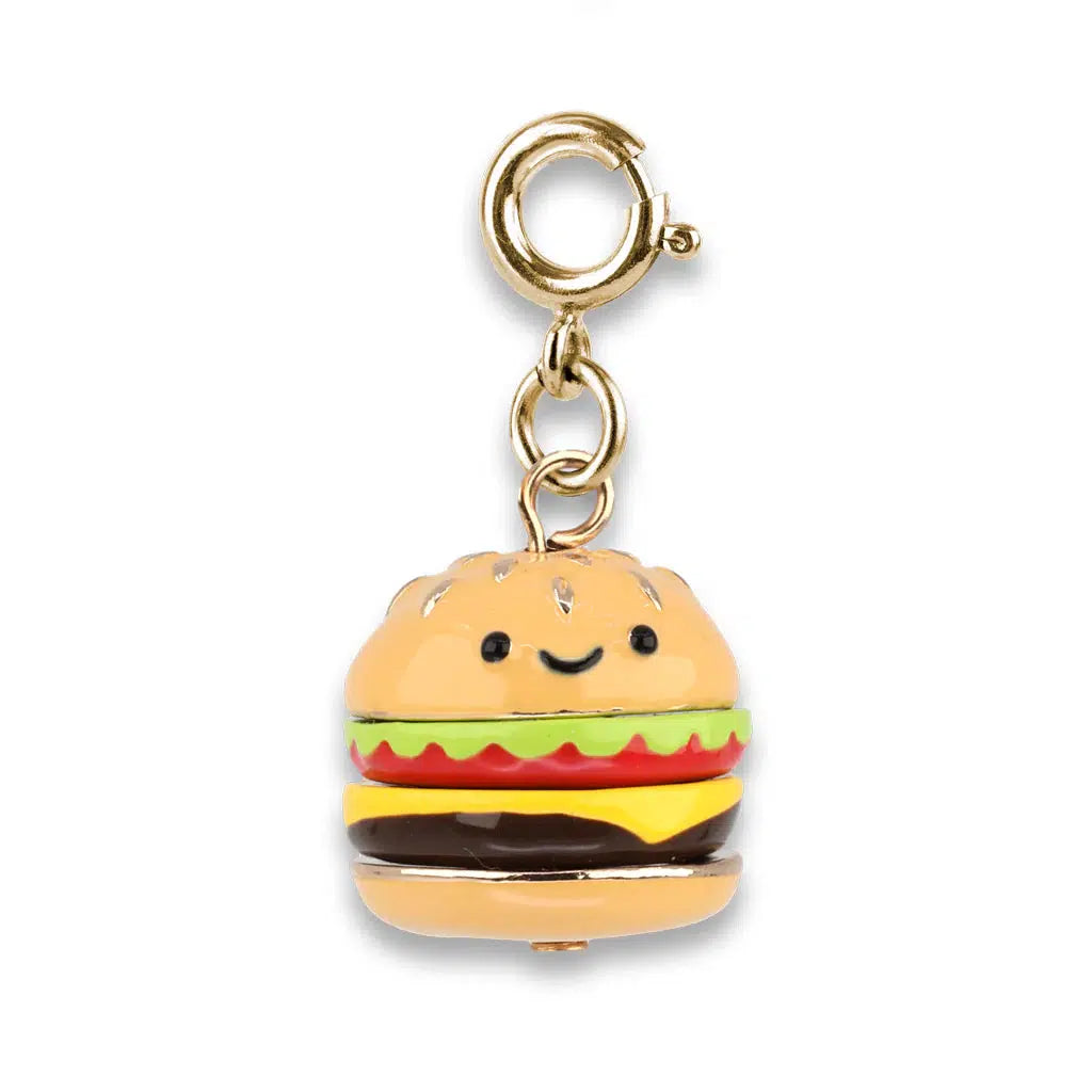 Charm It - Gold Hamburger Charm-Jewelry &amp; Accessories-Charm It!-Yellow Springs Toy Company